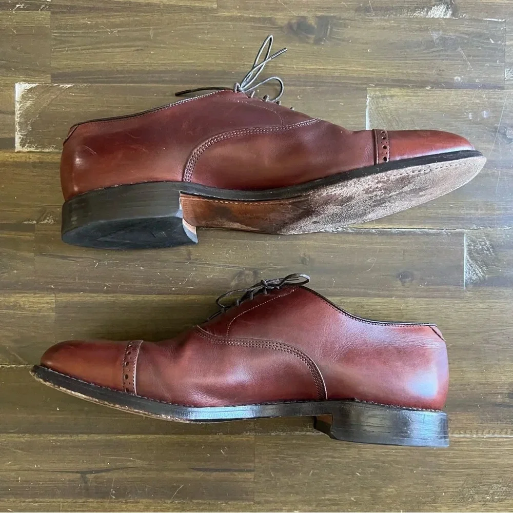 Allen Edmons Byron Brown Cap Toe Oxford Shoes